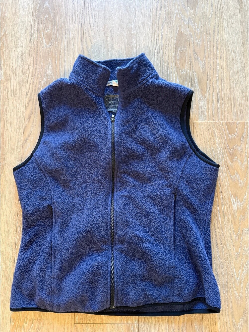 Port Authority Women's Navy Blue Fleece Vest Size Large